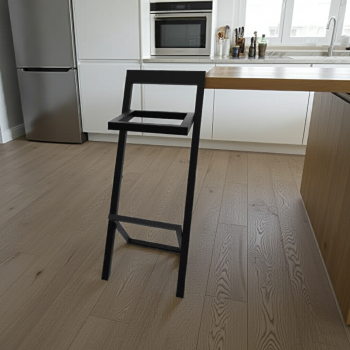 Hoker metalowy z oparciem 30x30x72 PROFIL 30x30